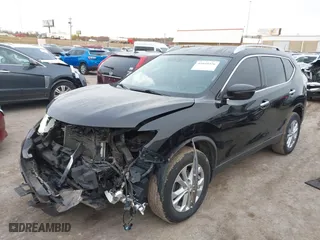2016 Nissan Rogue S with VIN KNMAT2MV9GP725983, listed as a IAAI auction lot 41049376 with 139,750 mi miles. Bid and sale history available at carsss.com. Image 2.