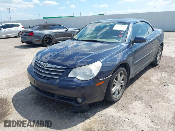 2008 Chrysler Sebring Limited with VIN 1C3LC65M88N639250, listed as a IAAI auction lot 42435275 with 98,163 mi miles and . Bid and sale history available at DreamBid. Image 6.