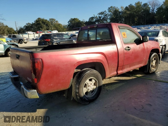 2006 GMC Canyon Work Truck with VIN 1GTCS148968139065, listed as a Copart auction lot 82416774 with 163,349 mi miles and Clean Title. Bid and sale history available at carsss.com. Image 3.