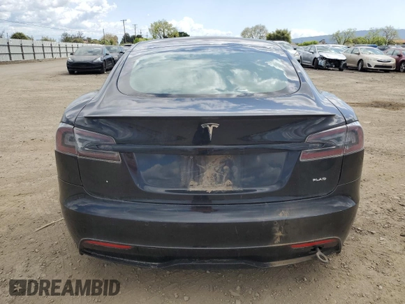 2021 Tesla Model S Plaid with VIN 5YJSA1E62MF455304, listed as a Copart auction lot 51279555 with 17,951 mi miles and Salvage title. Bid and sale history available at DreamBid. Image 6.