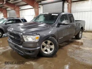 2021 Ram 1500 Big Horn with VIN 1C6SRFBT8MN614917, listed as a Copart auction lot 88296005 with 56,179 mi miles and Clean Title. Bid and sale history available at carsss.com. Image 1.