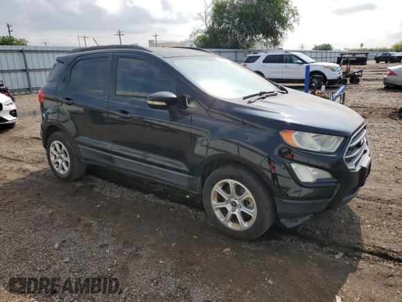 2019 Ford EcoSport SE z VIN MAJ3S2GE8KC267317, wystawiony jako Copart lot #53885175 z przebiegiem 51 737 mil mil oraz Szkody całkowita. Historia ofert i sprzedaży dostępna na DreamBid. Obrazek 4.