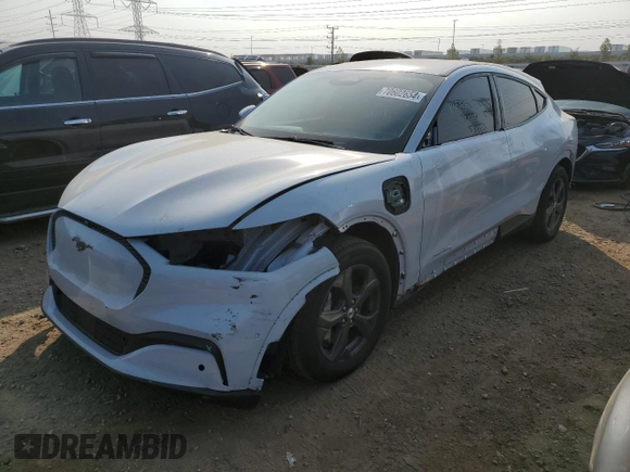 2022 Ford Mustang Mach-E Select with VIN 3FMTK1SS6NMA25187, listed as a Copart auction lot 70602654 with 26,902 mi miles and Salvage title. Bid and sale history available at DreamBid. Image 1.