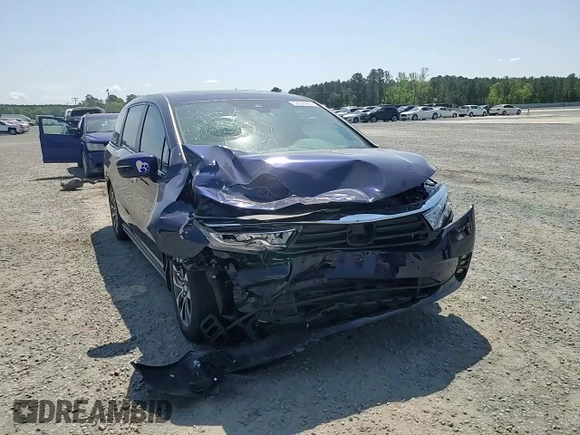 2023 Honda Odyssey EX-L z VIN 5FNRL6H66PB059463, wystawiony jako Copart lot #52288865 z przebiegiem Nie podano mil oraz Szkody całkowita. Historia ofert i sprzedaży dostępna na DreamBid. Obrazek 12.
