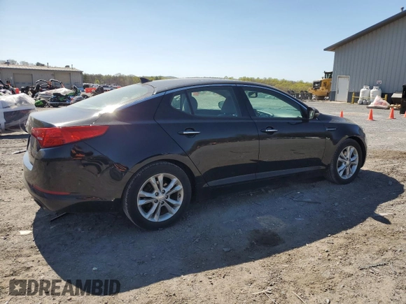 2013 Kia Optima EX z VIN 5XXGN4A71DG197381, wystawiony jako Copart lot #53619615 z przebiegiem 100 873 mil mil oraz Szkoda całkowita • Salvage title. Historia ofert i sprzedaży dostępna na DreamBid. Obrazek 3.