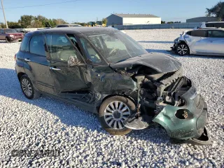 2014 FIAT 500L Easy with VIN ZFBCFABH5EZ009206, listed as a Copart auction lot 77257324 with 138,846 mi miles and Salvage Title. Bid and sale history available at DreamBid. Image 4.
