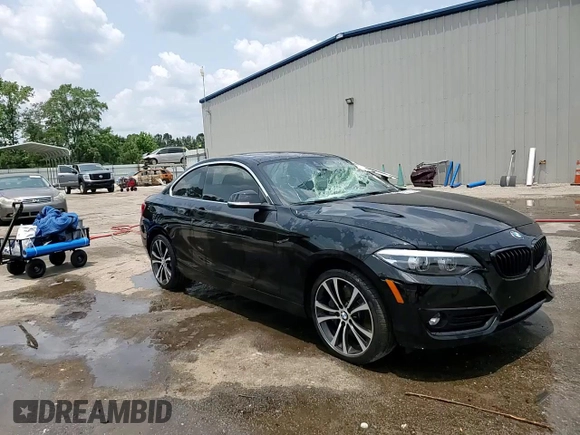 2021 BMW 2 Series 230i with VIN WBA2J1C04M7H22835, listed as a Copart auction lot 58811085 with 28,765 mi miles and Salvage title. Bid and sale history available at DreamBid. Image 13.
