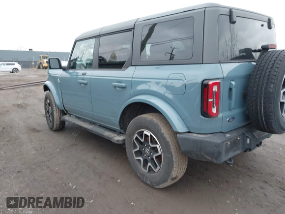 2021 Ford Bronco with VIN 1FMDE5BH4MLA71298, listed as a IAAI auction lot 41120172 with 38,723 mi miles. Bid and sale history available at carsss.com. Image 3.