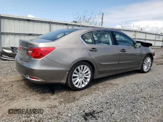 2014 Acura RLX Advance with VIN JH4KC1F98EC005737, listed as a Copart auction lot 56036515 with 52,839 mi miles and Salvage title. Bid and sale history available at DreamBid. Image 3.