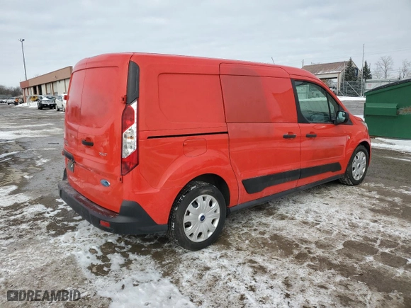 2019 Ford Transit Connect Van XLT with VIN NM0LS7F27K1423788, listed as a Copart auction lot 47901785 with 166,606 mi miles and Clean Title. Bid and sale history available at carsss.com. Image 3.