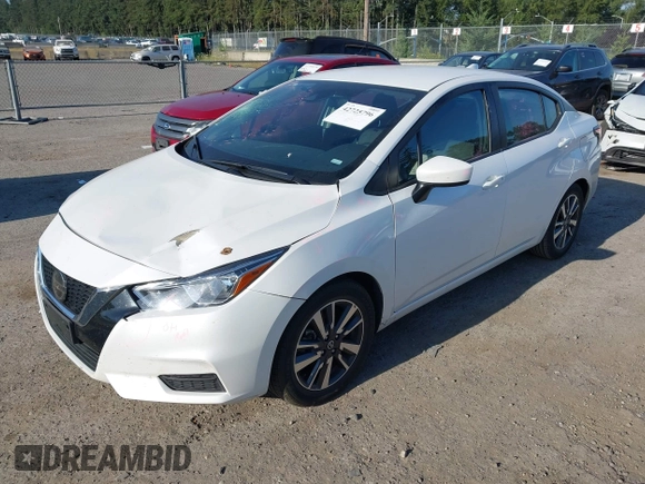 2022 Nissan Versa SV with VIN 3N1CN8EV2NL861856, listed as a IAAI auction lot 42725796 with 44,431 mi miles and . Bid and sale history available at DreamBid. Image 2.