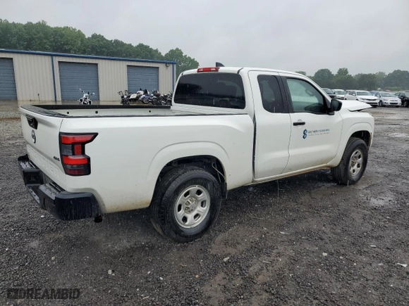 2023 Nissan Frontier S with VIN 1N6ED1CM4PN645324, listed as a Copart auction lot 53846804 with 21,818 mi miles and Salvage Title. Bid and sale history available at carsss.com. Image 3.