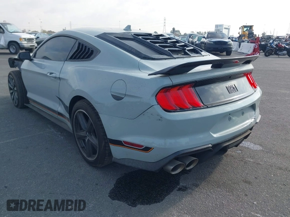 2023 Ford Mustang Mach 1 with VIN 1FA6P8R02P5502244, listed as a IAAI auction lot 41409445 with 12,573 mi miles and . Bid and sale history available at DreamBid. Image 3.