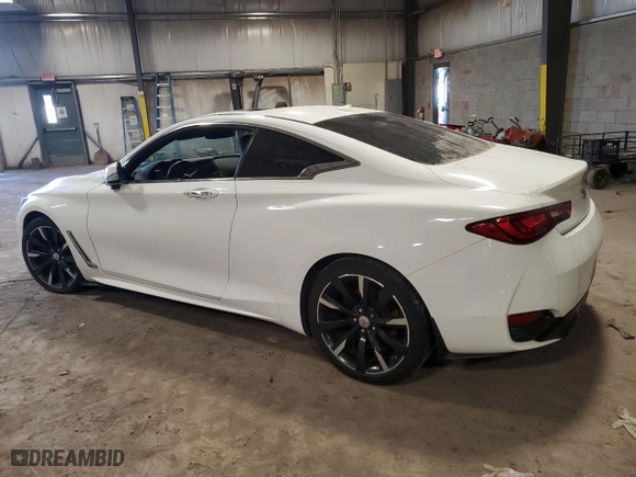 2017 Infiniti Q60 Sport with VIN JN1EV7EL2HM554568, listed as a Copart auction lot 88261915 with NaN miles and Salvage Title. Bid and sale history available at carsss.com. Image 2.