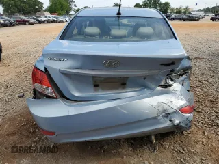 2013 Hyundai Accent GLS with VIN KMHCT4AE6DU503791, listed as a Copart auction lot 55525035 with 177,639 mi miles and Salvage title. Bid and sale history available at DreamBid. Image 6.