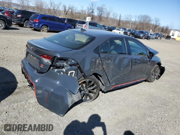 2023 Toyota Corolla Hybrid LE with VIN JTDBDMHE8P3006416, listed as a Copart auction lot 52690885 with 15,349 mi miles and Salvage Title. Bid and sale history available at carsss.com. Image 3.