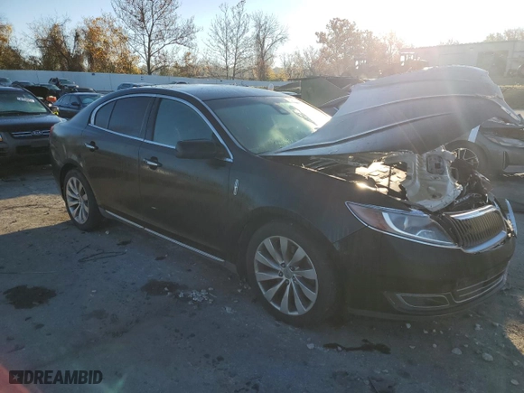 2014 Lincoln MKS with VIN 1LNHL9DK0EG607858, listed as a Copart auction lot 78432764 with 109,326 mi miles and Salvage Title. Bid and sale history available at carsss.com. Image 4.