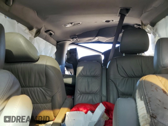 2008 Honda Odyssey EX-L with VIN 5FNRL387X8B020092, listed as a Copart auction lot 47433865 with 185,822 mi miles and Salvage Title. Bid and sale history available at carsss.com. Image 10.