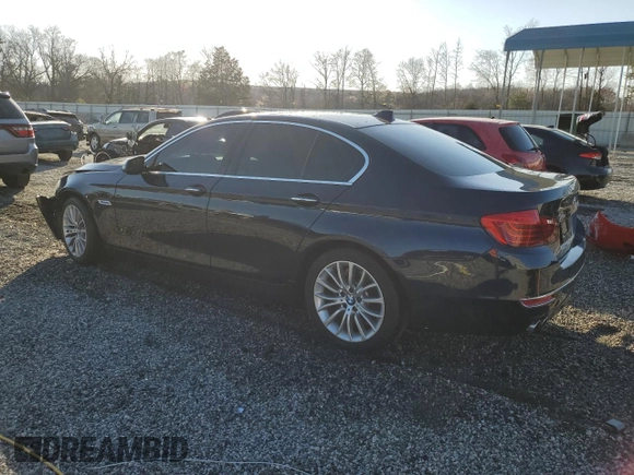 2014 BMW 5 Series 528i xDrive with VIN WBA5A7C56ED620061, listed as a Copart auction lot 48865325 with 120,631 mi miles and Salvage Title. Bid and sale history available at DreamBid. Image 2.
