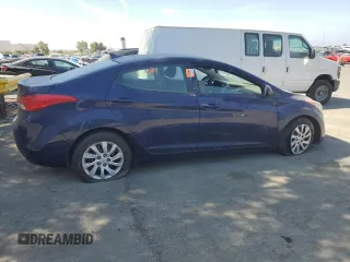 2013 Hyundai Elantra Limited with VIN 5NPDH4AE9DH160415, listed as a Copart auction lot 54180605 with 52,557 mi miles and Salvage Title. Bid and sale history available at DreamBid. Image 3.
