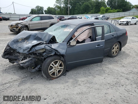 2006 Honda Accord LX SE z VIN 1HGCM56396A020395, wystawiony jako Copart lot #57247205 z przebiegiem Nie podano mil oraz Szkoda całkowita • Salvage title. Historia ofert i sprzedaży dostępna na DreamBid. Obrazek 1.