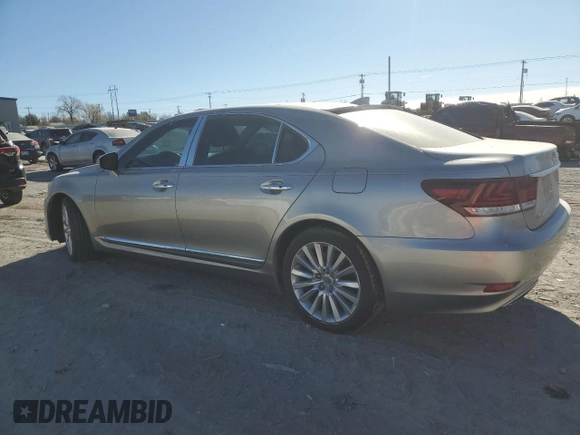 2017 Lexus LS 460 L with VIN JTHDL5EF2H5008214, listed as a Copart auction lot 81721354 with 87,923 mi miles and Salvage title. Bid and sale history available at DreamBid. Image 2.