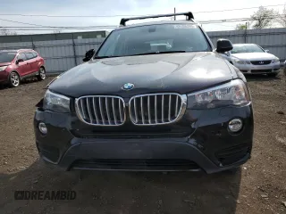 2015 BMW X3 sDrive28i with VIN 5UXWZ7C51F0M82811, listed as a Copart auction lot 49705265 with 65,816 mi miles and Salvage Title. Bid and sale history available at DreamBid. Image 5.