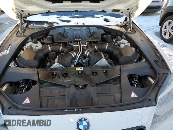 2014 BMW M6 z VIN WBSLX9C51ED160286, wystawiony jako Copart lot #38369134 z przebiegiem Nie podano mil oraz Szkody całkowita. Historia ofert i sprzedaży dostępna na DreamBid. Obrazek 11.