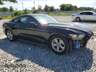 2017 Ford Mustang V6 with VIN 1FA6P8AM2H5353320, listed as a Copart auction lot 57713965 with 65,073 mi miles and Salvage title. Bid and sale history available at DreamBid. Image 4.