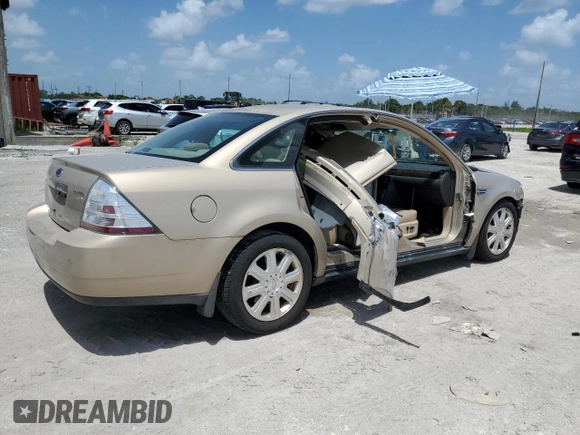 2008 Ford Taurus Limited with VIN 1FAHP25W28G117918, listed as a Copart auction lot 63484803 with 74,470 mi miles and Salvage Title. Bid and sale history available at carsss.com. Image 3.