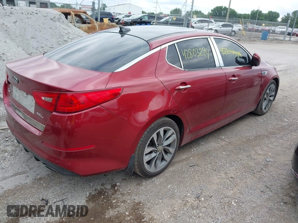 2014 Kia Optima SXL Turbo with VIN 5XXGR4A67EG318928, listed as a IAAI auction lot 42803294 with 151,213 mi miles and . Bid and sale history available at DreamBid. Image 4.