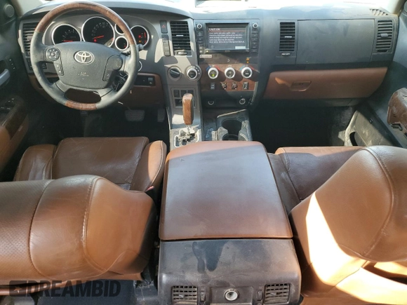 2012 Toyota Tundra Limited with VIN 5TFHW5F18CX246031, listed as a Copart auction lot 51668945 with 345,294 mi miles and Salvage title. Bid and sale history available at DreamBid. Image 8.