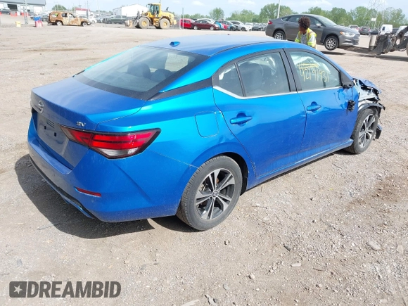 2021 Nissan Sentra SV with VIN 3N1AB8CV0MY271062, listed as a IAAI auction lot 42191931 with 65,999 mi miles and . Bid and sale history available at DreamBid. Image 4.