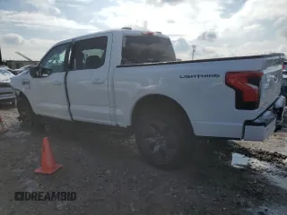 2024 Ford F-150 Lightning Flash with VIN 1FT6W3L73RWG22959, listed as a Copart auction lot 46159195 with Not provided miles and Salvage title. Bid and sale history available at DreamBid. Image 2.