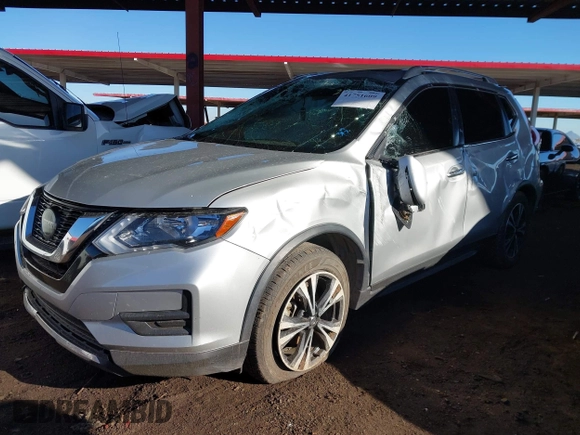 2019 Nissan Rogue SV with VIN JN8AT2MT6KW265036, listed as a IAAI auction lot 41751609 with 83,493 mi miles. Bid and sale history available at carsss.com. Image 2.