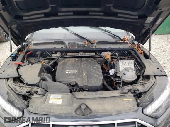 2021 Audi Q5 Prestige with VIN WA1CAAFY5M2077240, listed as a Copart auction lot 77974424 with 53,153 mi miles and Salvage Title. Bid and sale history available at carsss.com. Image 12.