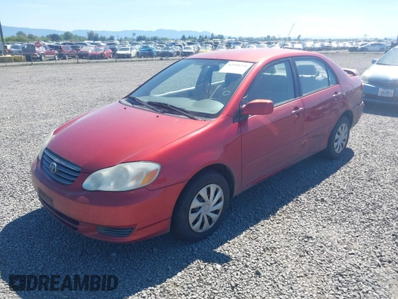 2003 Toyota Corolla CE with VIN 1NXBR32E73Z004788, listed as a IAAI auction lot 42184258 with 247,491 mi miles and . Bid and sale history available at DreamBid. Image 2.