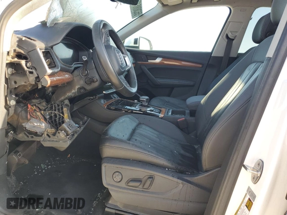 2022 Audi Q5 S line Premium Plus z VIN WA1EAAFY1N2137332, wystawiony jako Copart lot #55388645 z przebiegiem Nie podano mil oraz Szkoda całkowita • Salvage title. Historia ofert i sprzedaży dostępna na DreamBid. Obrazek 7.