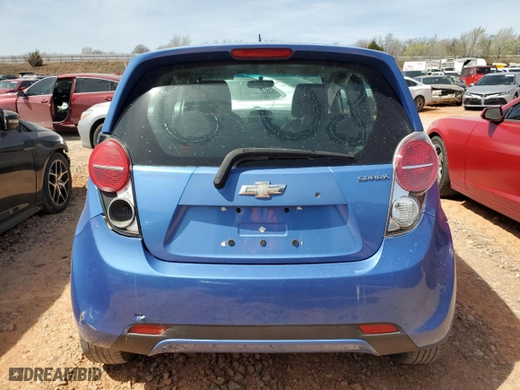 2014 Chevrolet Spark LS with VIN KL8CB6S99EC414348, listed as a Copart auction lot 49711245 with 140,044 mi miles and Salvage Title. Bid and sale history available at carsss.com. Image 6.