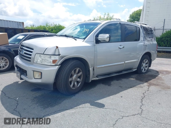 2007 Infiniti QX56 z VIN 5N3AA08C97N802501, wystawiony jako IAAI lot #42250150 z przebiegiem 212 118 mil mil oraz . Historia ofert i sprzedaży dostępna na DreamBid. Obrazek 2.