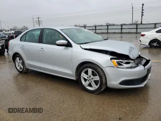 2012 Volkswagen Jetta Sedan TDI with VIN 3VW3L7AJ9CM465511, listed as a Copart auction lot 46002935 with 139,126 mi miles and Salvage Title. Bid and sale history available at carsss.com. Image 4.
