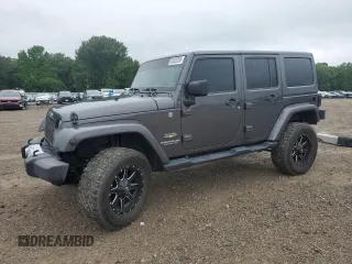 2014 Jeep Wrangler Unlimited Sahara with VIN 1C4HJWEG7EL299548, listed as a Copart auction lot 58522355 with 76,057 mi miles and Clean title. Bid and sale history available at DreamBid. Image 1.