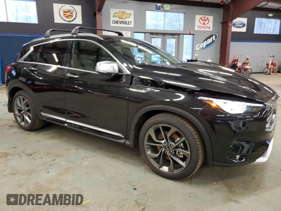 2023 Infiniti QX50 Sensory z VIN 3PCAJ5EB9PF124126, wystawiony jako Copart lot #39588054 z przebiegiem 4 264 mil mil oraz . Historia ofert i sprzedaży dostępna na DreamBid. Obrazek 4.
