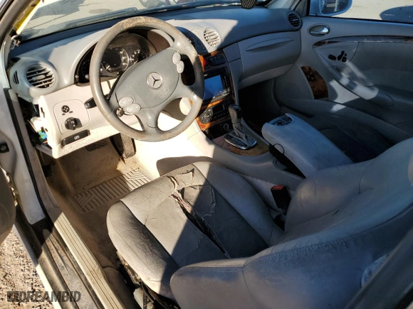 2003 Mercedes-Benz CLK-Class 5.0L with VIN WDBTJ75J23F016902, listed as a Copart auction lot 86643094 with 194,481 mi miles and Salvage Title. Bid and sale history available at carsss.com. Image 8.