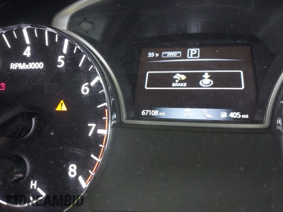 2018 Nissan Pathfinder SV with VIN 5N1DR2MM6JC657204, listed as a IAAI auction lot 41836497 with 67,108 mi miles and . Bid and sale history available at DreamBid. Image 16.