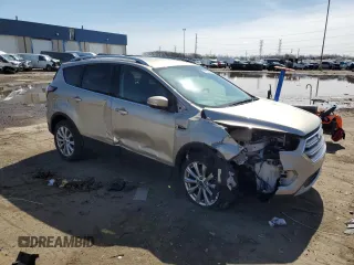 2017 Ford Escape Titanium with VIN 1FMCU9JD0HUD39896, listed as a Copart auction lot 51850205 with 64,722 mi miles and Clean Title. Bid and sale history available at carsss.com. Image 4.