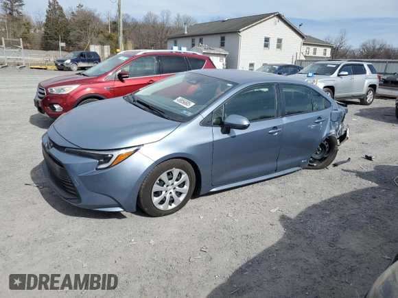 2023 Toyota Corolla Hybrid LE with VIN JTDBDMHE6PJ002943, listed as a Copart auction lot 49856805 with 20,700 mi miles and Salvage Title. Bid and sale history available at carsss.com. Image 1.