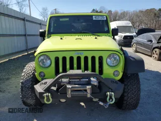 2017 Jeep Wrangler Unlimited Sport with VIN 1C4BJWDG1HL535736, listed as a Copart auction lot 46257235 with 107,619 mi miles and Salvage Title. Bid and sale history available at carsss.com. Image 5.