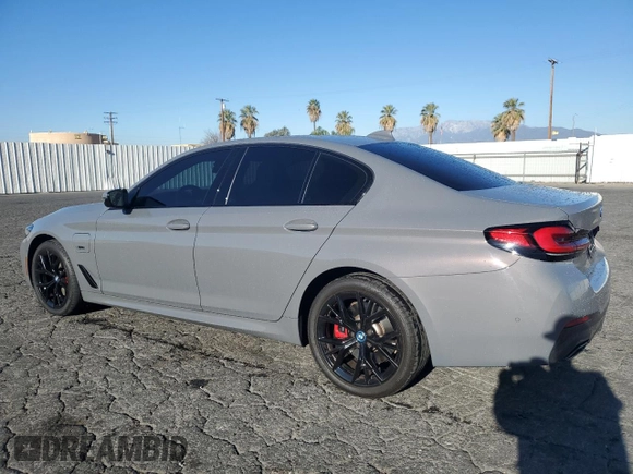 2022 BMW 5 Series 530e with VIN WBA13AG08NCL01996, listed as a Copart auction lot 89193865 with 21,314 mi miles and Salvage title. Bid and sale history available at DreamBid. Image 2.