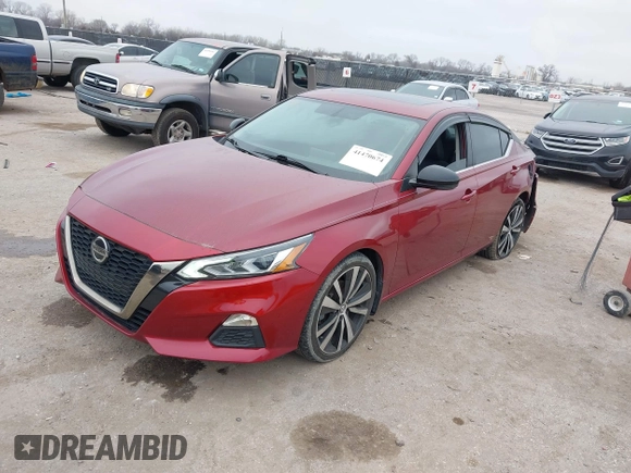 2019 Nissan Altima 2.5 SR with VIN 1N4BL4CV8KC130694, listed as a IAAI auction lot 41470674 with 44,827 mi miles. Bid and sale history available at carsss.com. Image 17.